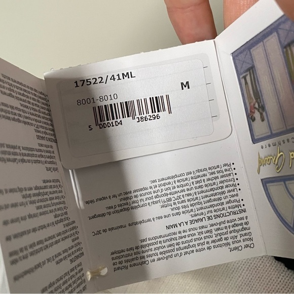 Richard Grand Long Cashmere Cardigan Sweater in Ivory Black, size M NWT - Picture 14 of 16